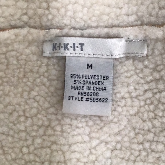 NWOT. K-I-K-I-T Printed Suede Knit Jacket - Picture 11 of 11